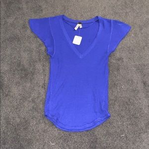 Free People Shirt (royal blue)